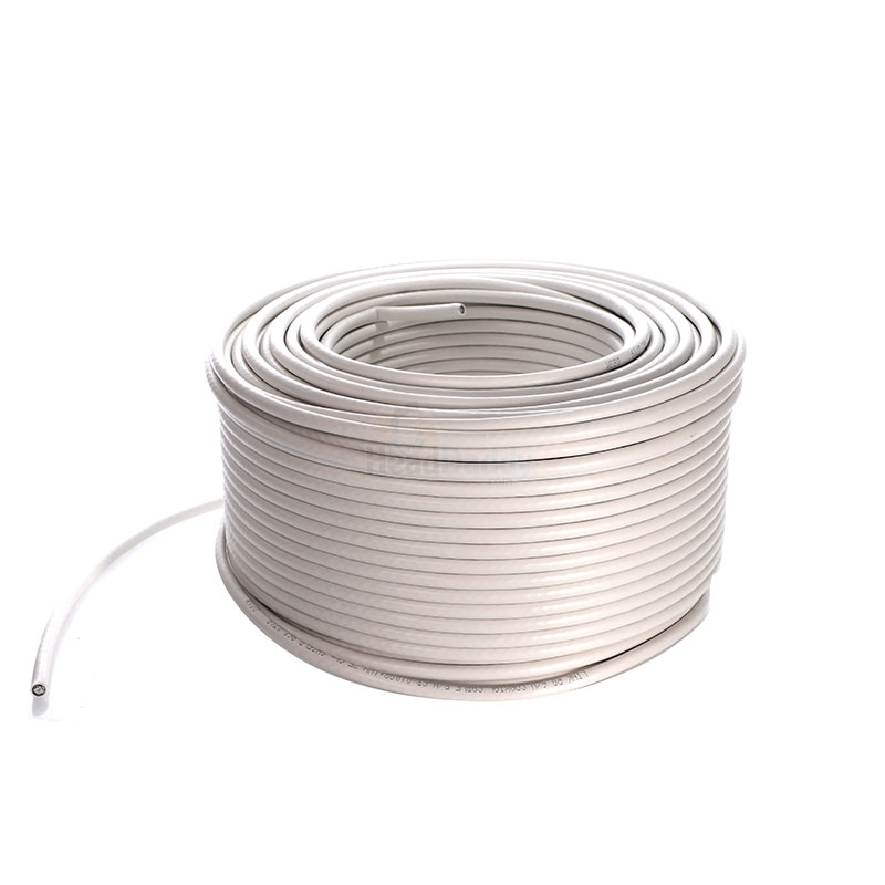 Cable 100M RG6/168 Link#CB-0109S+1WH (white)