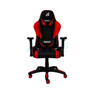 CHAIR SIGNO GC-203BR BAROCCO BLACK/RED (เก้าอี้)