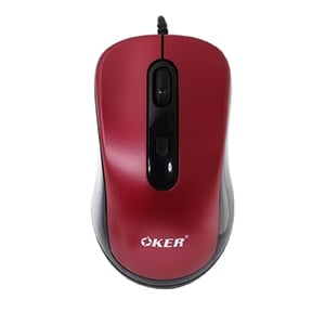 USB MOUSE OKER A-186G RED