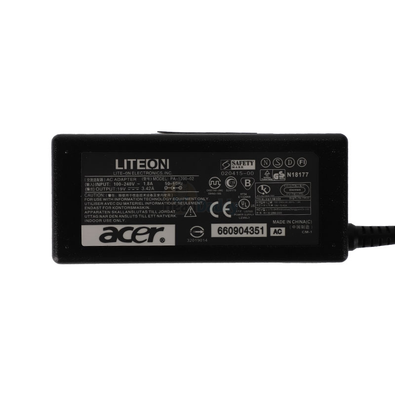 Adapter NB ACER (3.0*1.0mm) 19V (60W) 3.42A PowerMax