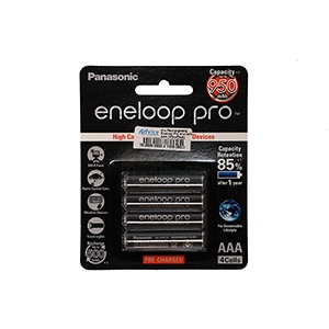 PANASONIC Rechargeable Eneloop Pro AAA (4Pcs/Pack)