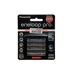 ถ่าน PANASONIC Rechargeable Eneloop Pro AAA (4ก้อน/แพ็ค)