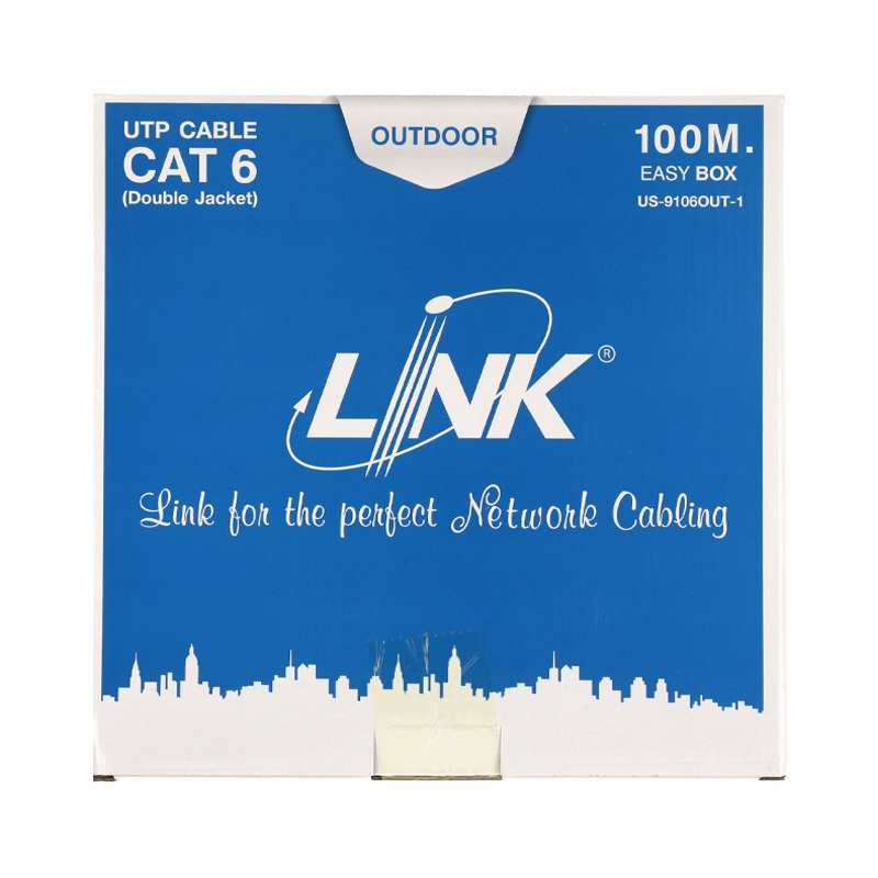 CAT6 UTP Cable (100m/Box) LINK (US-9106OUT-1) Outdoor