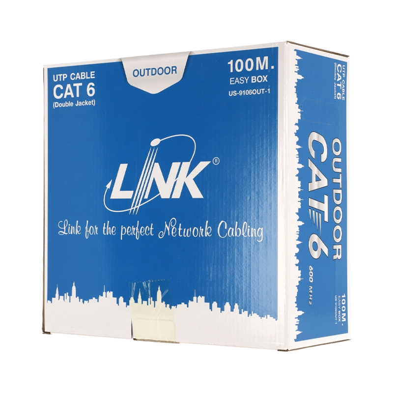 CAT6 UTP Cable (100m/Box) LINK (US-9106OUT-1) Outdoor