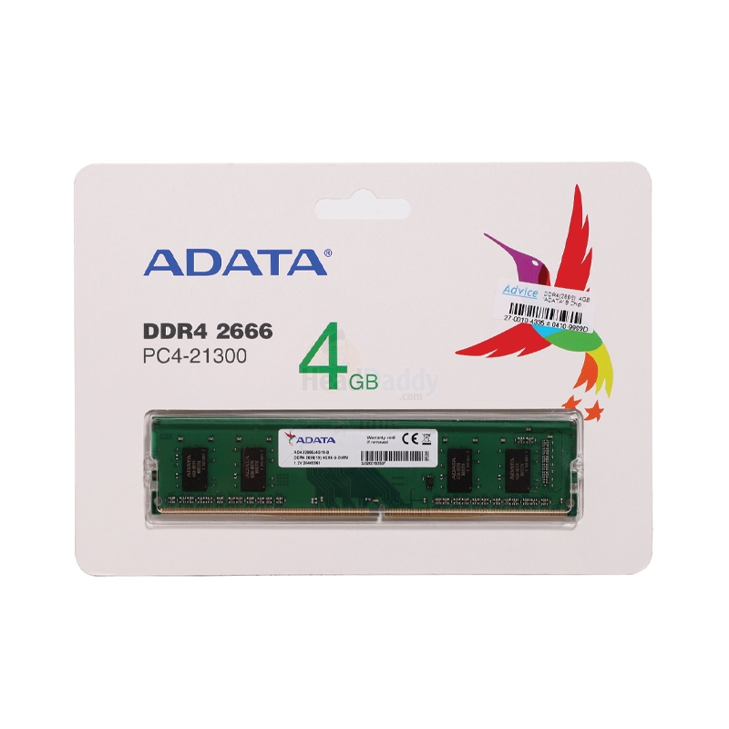 RAM DDR4(2666) 4GB ADATA (AD4U26664G19-RGN)