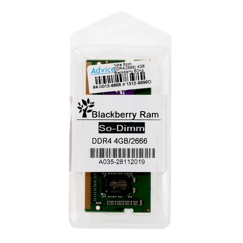 RAM DDR4(2666, NB) 4GB BLACKBERRY 8CHIP