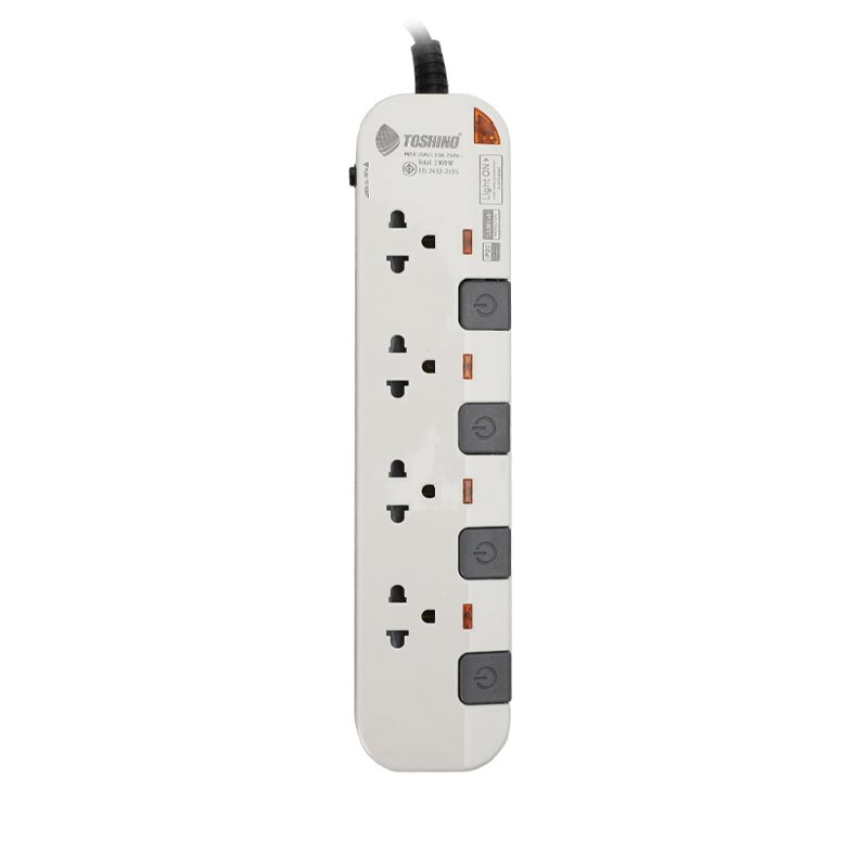 Power Bar TOSHINO P-4375 5M White/Gray