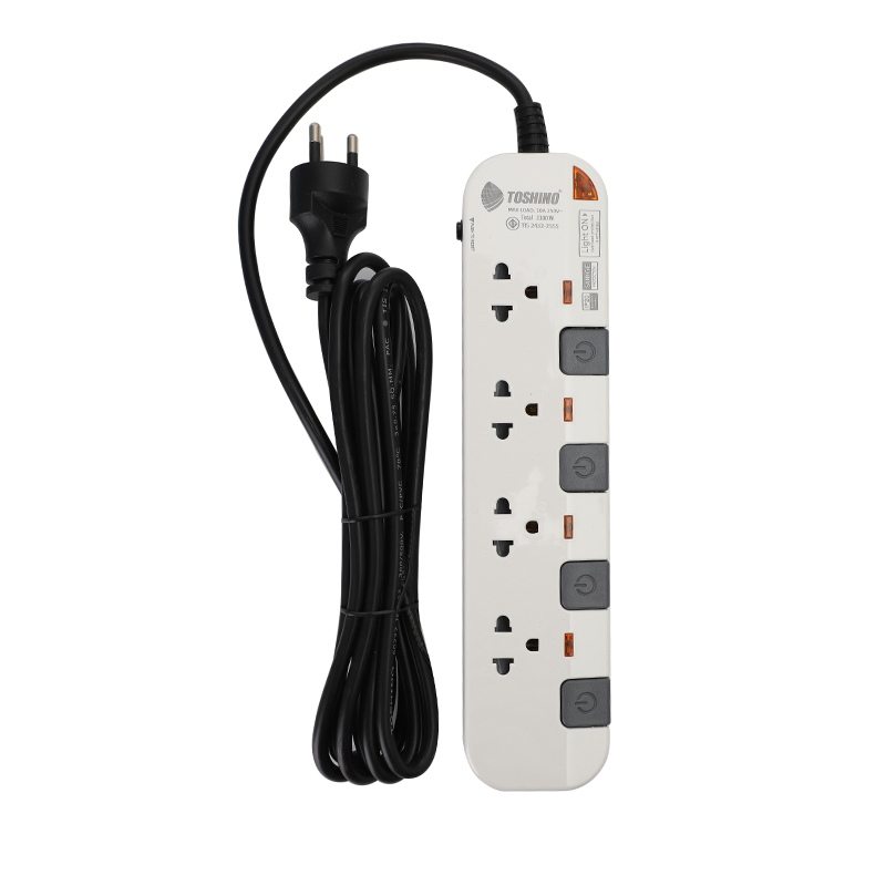 Power Bar TOSHINO P-4375 5M White/Gray