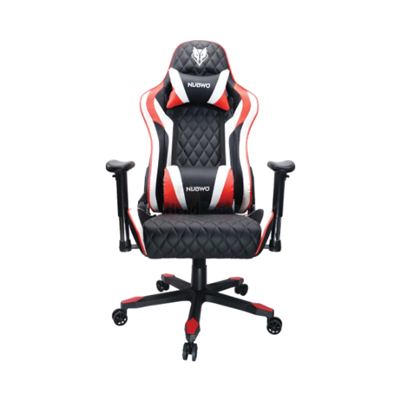 CHAIR NUBWO NBCH-020 (BLACK/RED/WHITE)