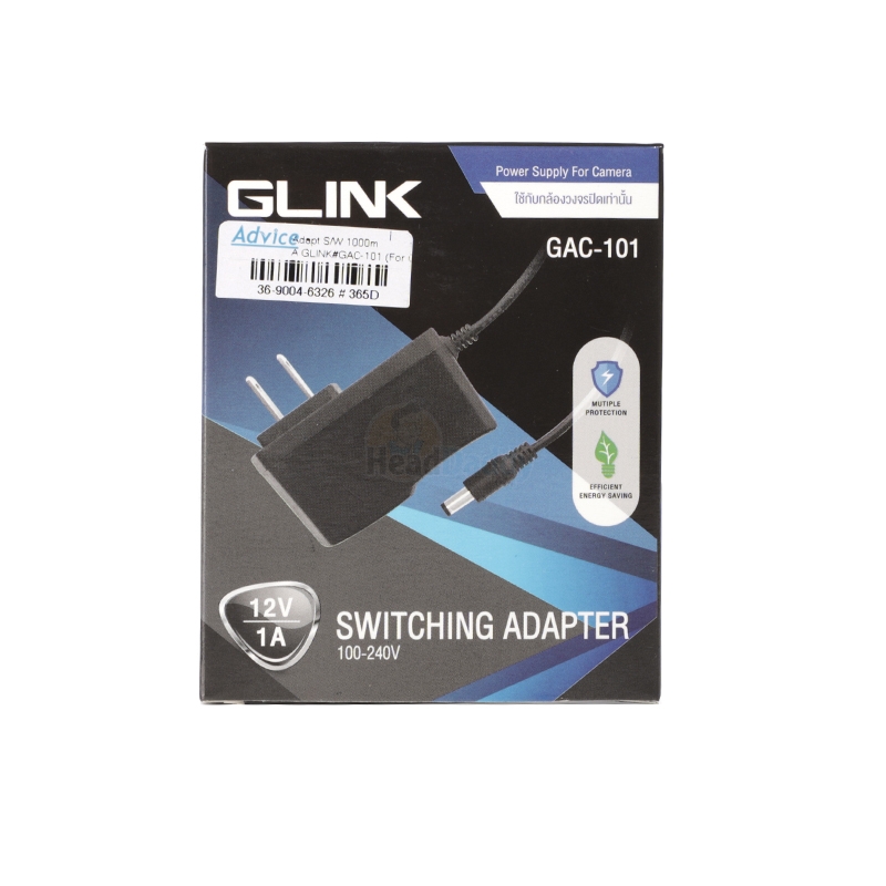 Adapt.S/W 1000mA GLINK#GAC-101 (For Camera)