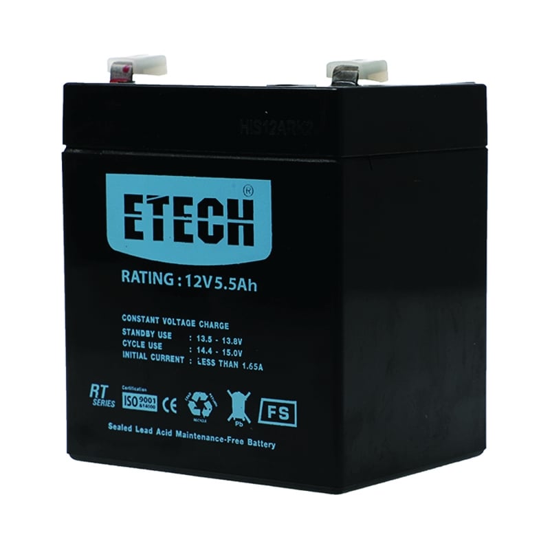 Battery 5.5Ah 12V ETECH