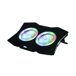 Cooler Pad (2 Fan RGB) SIGNO CP-510 Black