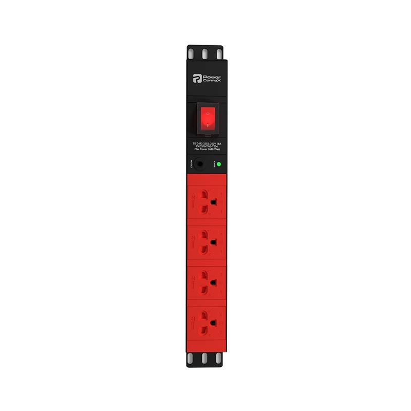 Power Bar POWERCONNEX PCX-C5PHTNSTS04-5 (5M) Black-Red