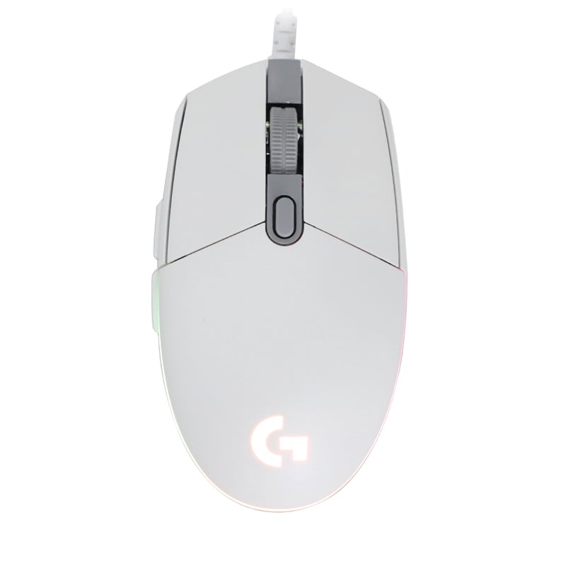 เมาส์ Logitech G102 Lightsync Gaming Mouse White