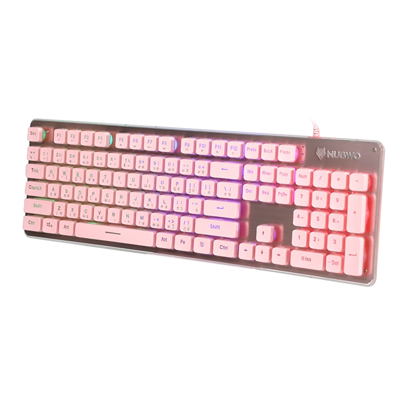 USB Keyboard NUBWO (NK-032 FORTUNE) Pink