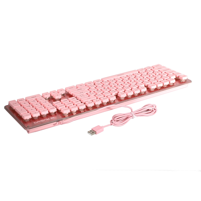 USB Keyboard NUBWO (NK-032 FORTUNE) Pink