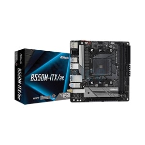 MAINBOARD (AM4) ASROCK B550M-ITX/AC DDR4