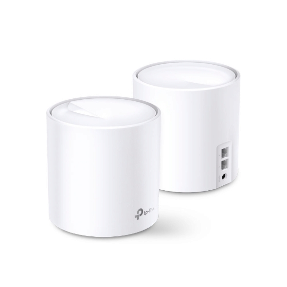 Whole-Home Mesh TP-LINK (Deco X20) Wireless AX1800 Dual Band WI-FI 6 (Pack 2)