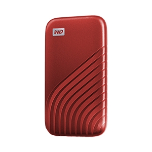 1 TB EXT SSD WD MY PASSPORT RED (WDBAGF0010BRD-WESN)