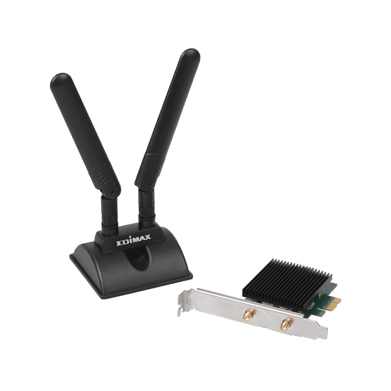 Wireless PCIe Adapter EDIMAX (EW-7833AXP) AX3000 Dual Band WIFi 6 Bluetooth 5.0