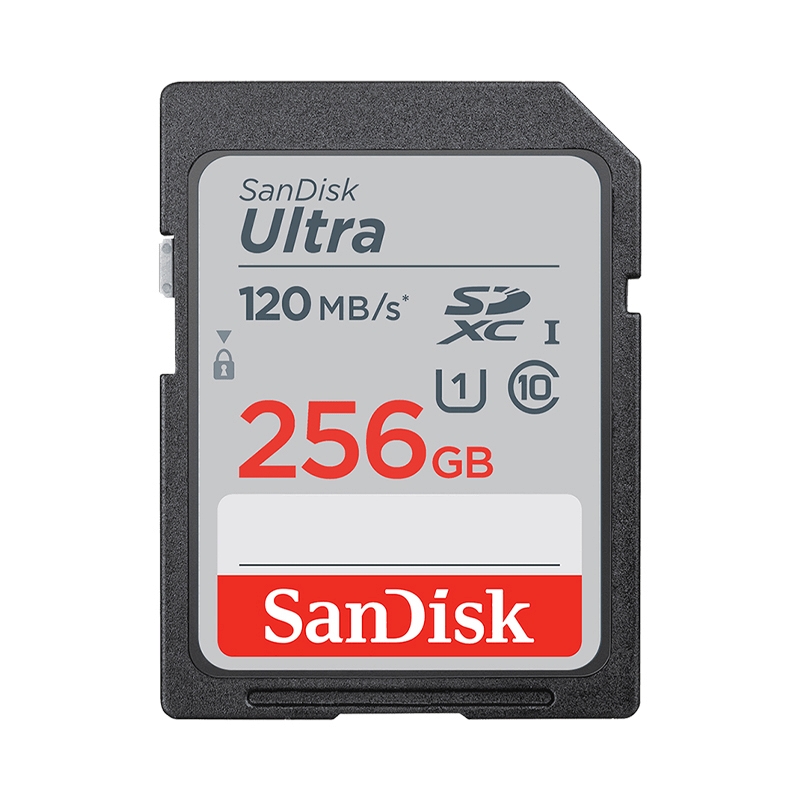 256GB SD Card SANDISK Ultra SDSDUN4-256G-GN6IN (120MB/s,)