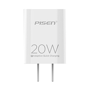 Adapter 1TYPE-C Charger PISEN (20W,TS-C135) White