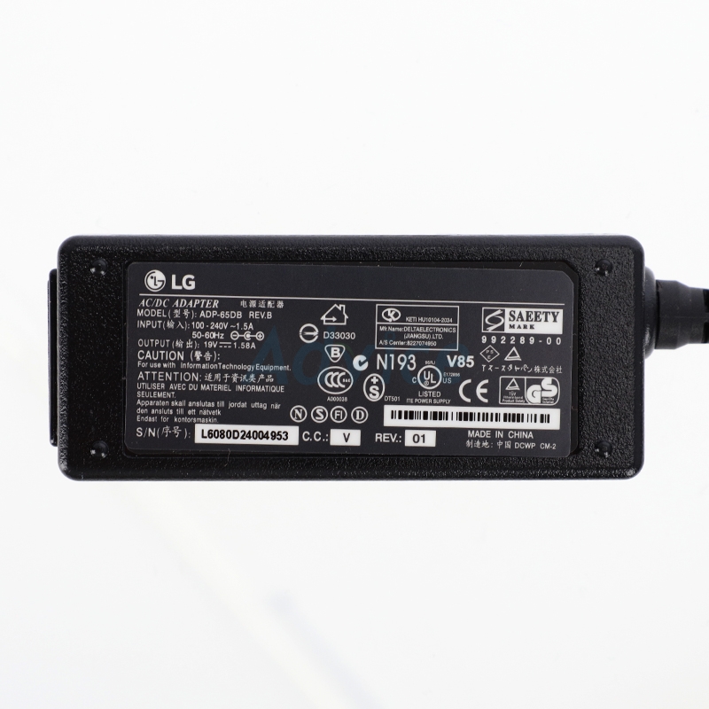 Adapter LCD/LED LG 19V (6.5*4.4mm) 1.58A PowerMax