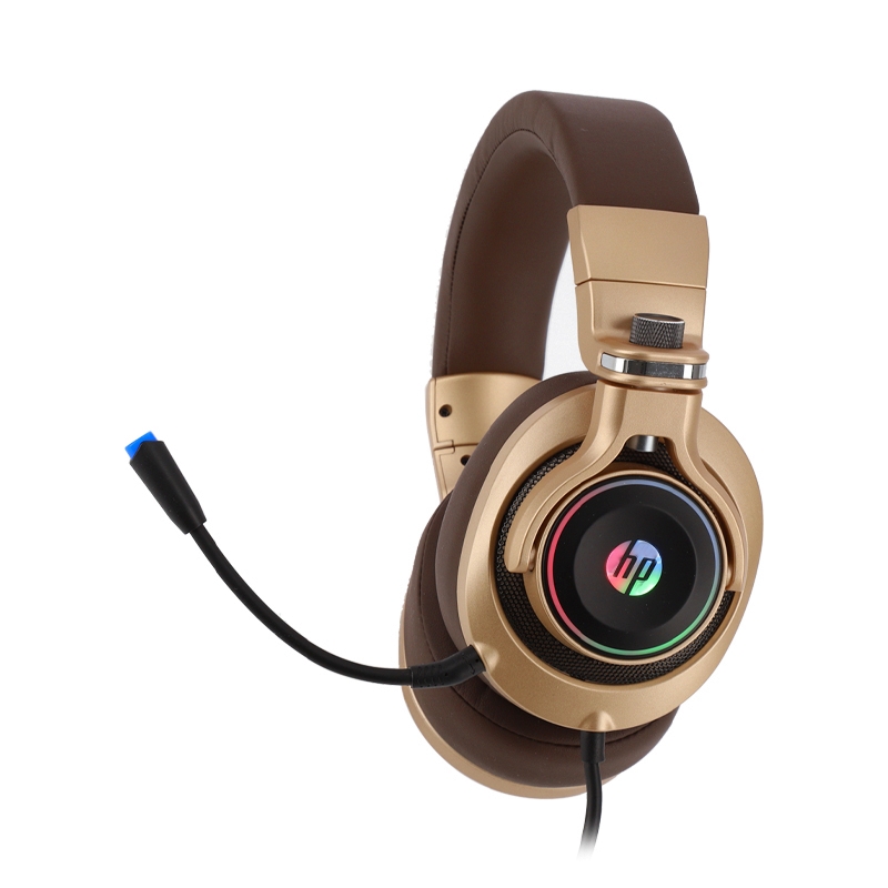 HEADSET (7.1) HP H500GS GAMING (GOLD)
