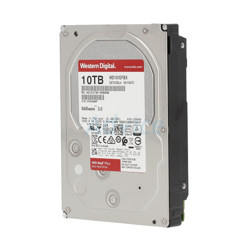 DISQUE DUR WESTERN DIGITAL WD RED PLUS 10 TO - MICROMEDIA
