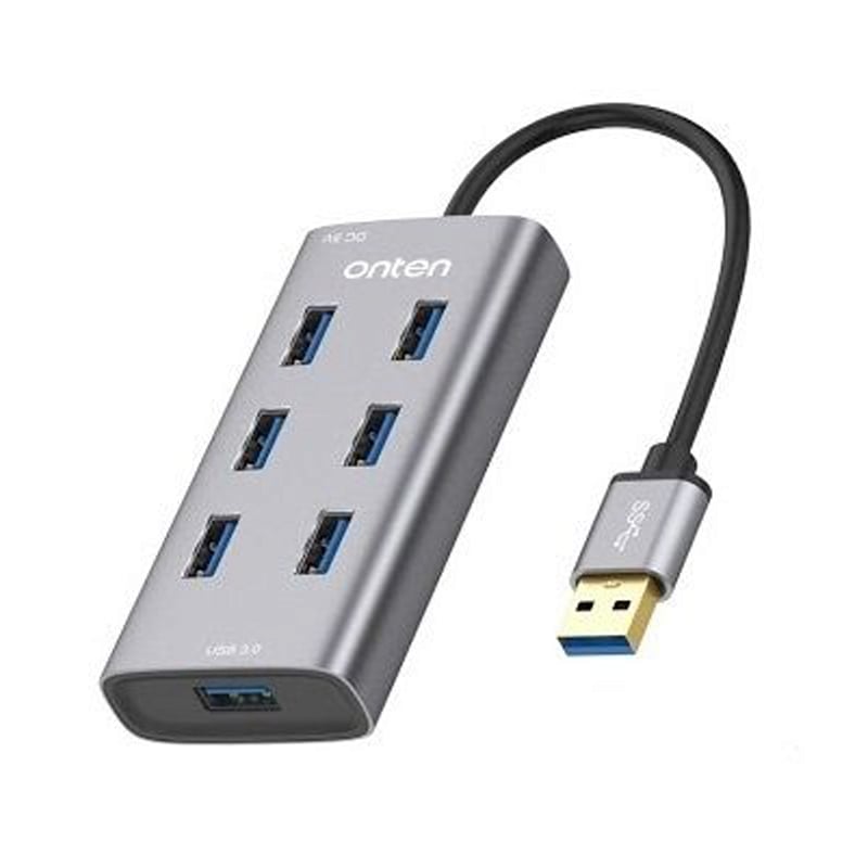 7 Port USB HUB v3.0 ONTEN OTN8108 (Black)