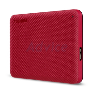1 TB EXT HDD 2.5'' TOSHIBA CANVIO ADVANCE V10 RED (HDTCA10AR3AA)