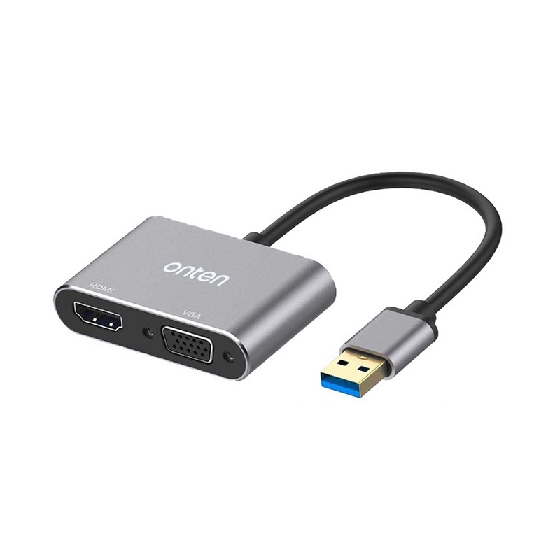 Converter USB 3.0 TO HDMI + VGA ONTEN (OTN-5201B)