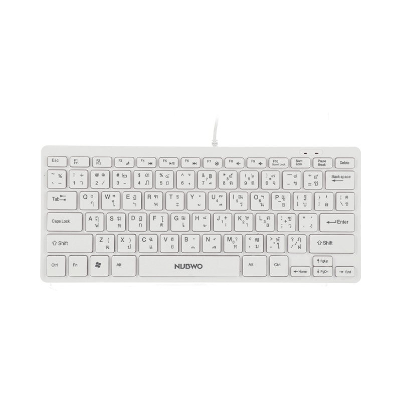 USB Keyboard Mini NUBWO (NK-35) White