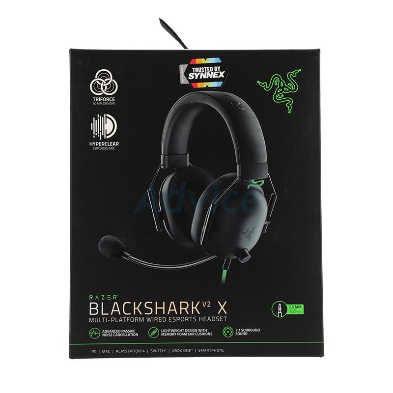 HEADSET RAZER BLACKSHARK V2 X RZ04-03240100-R3M1 (2.1)                          
