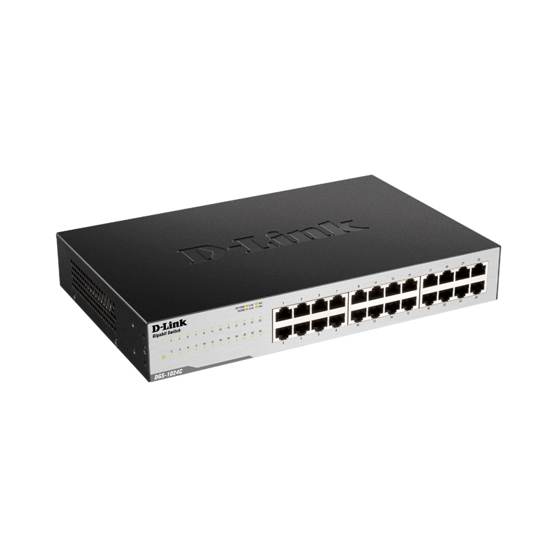 Gigabit Switching Hub 24 Port D-LINK DGS-1024C (11'')