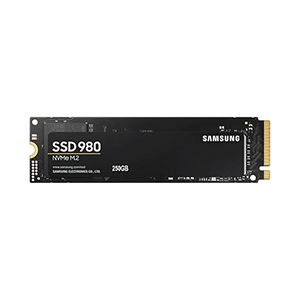 250 GB SSD M.2 PCIe SAMSUNG 980 (MZ-V8V250BW) NVMe
