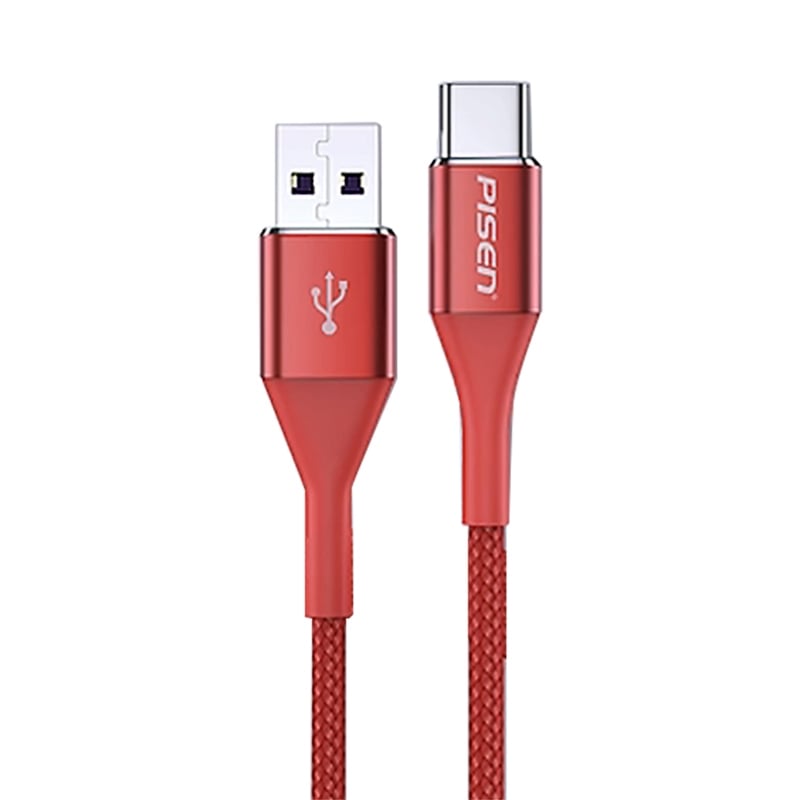 1.2M Cable USB To Type-C PISEN Ultra Fast (LT-TC12-1200) Red