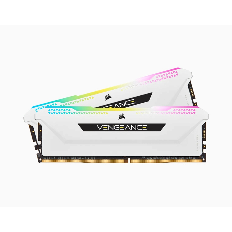 RAM DDR4(3600) 32GB (16GBX2) CORSAIR VENGEANCE RGB PRO SL WHITE (CMH32GX4M2D3600C18W)