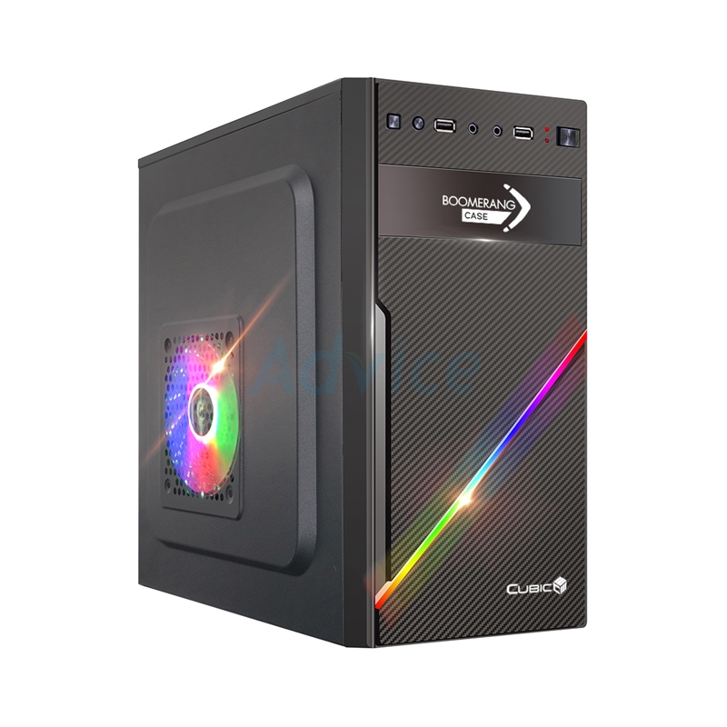 mATX (NP) CUBIC BOOMERANG RGB (BLACK)