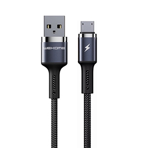 1M Cable USB To Micro USB WK (WDC-128) Black