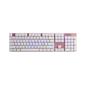 KEYBOARD OKER K84 GAMING RGB (BLUE SWITCH คีย์บอร์ด)