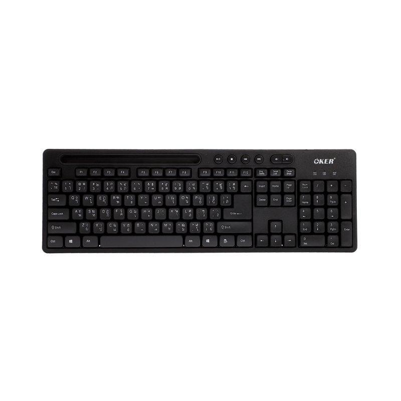 USB Keyboard OKER (KB-758) Black