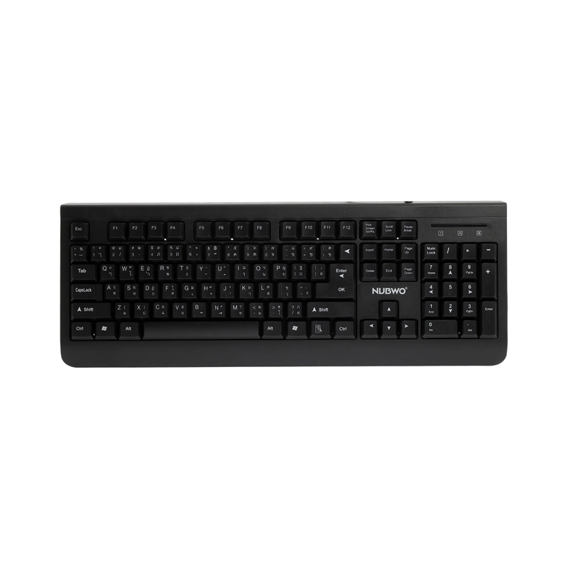 USB Keyboard NUBWO (NK-25 AZALIA) Black