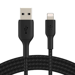 2M Cable USB To iPhone BELKIN (CAA002bt2MBK) Black
