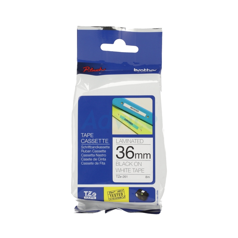 เทปพิมพ์อักษร Tape Cassette BROTHER TZE-261 36mm