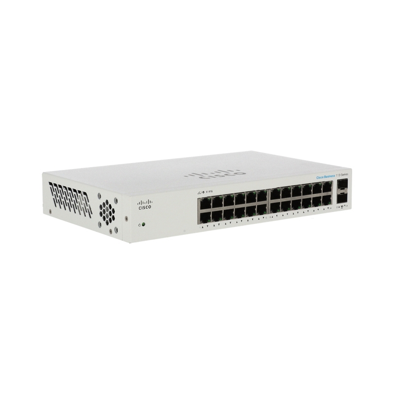Gigabit Switching Hub 24 Port CISCO CBS110-24T-EU (11'',+2 SFP)