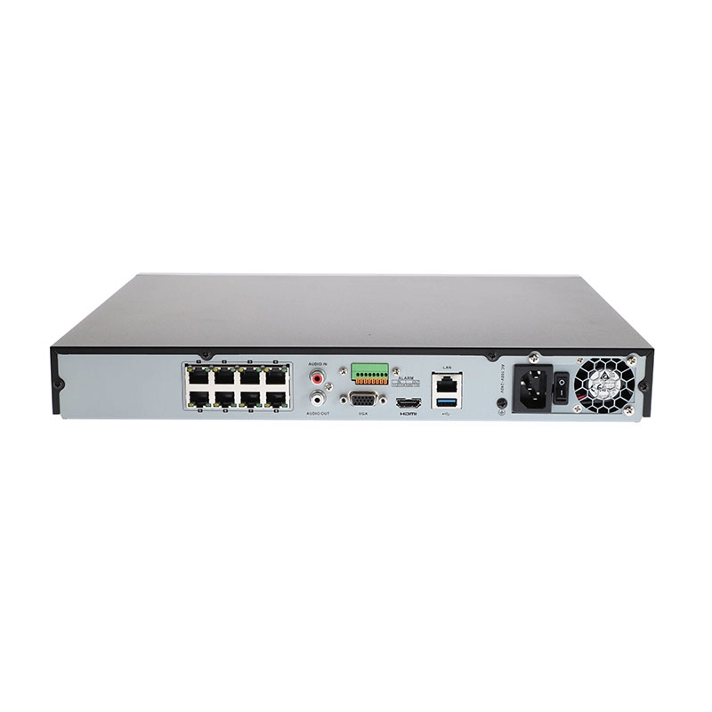 NVR 8CH. HIKVISION#DS-7608NI-K2/8P