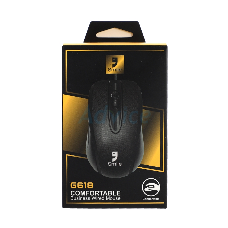 MOUSE SMILE G618 BLACK