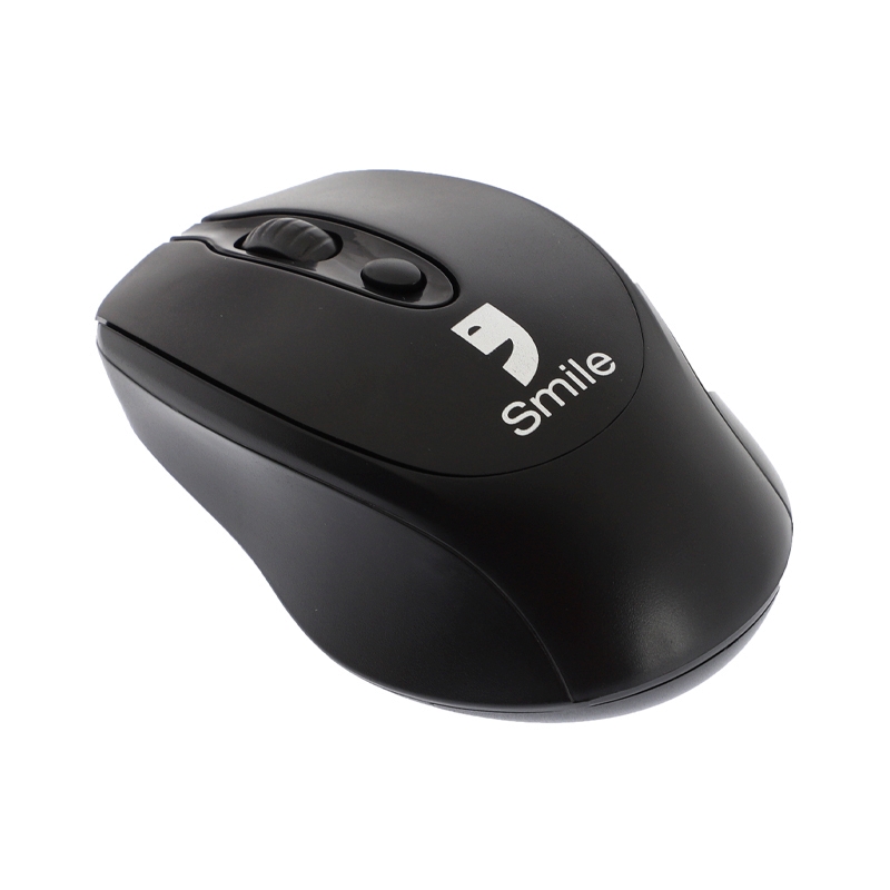 WIRELESS MOUSE SMILE (WH003) BLACK