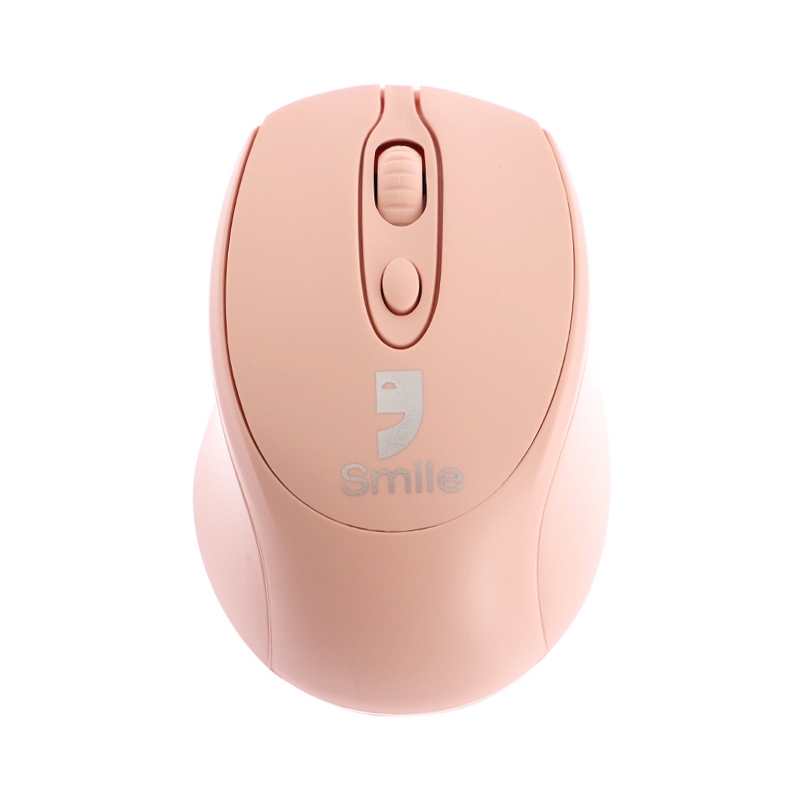 WIRELESS MOUSE SMILE (WH003) PINK